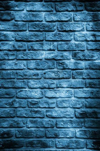 Blue Brick Wall 