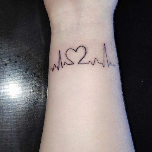 Tatuagem Batimentos Cardíacos 