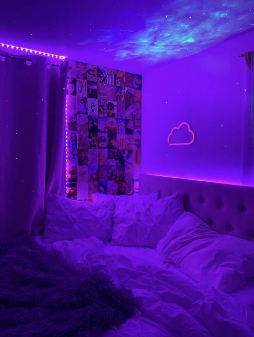 Fashion quarto com led 