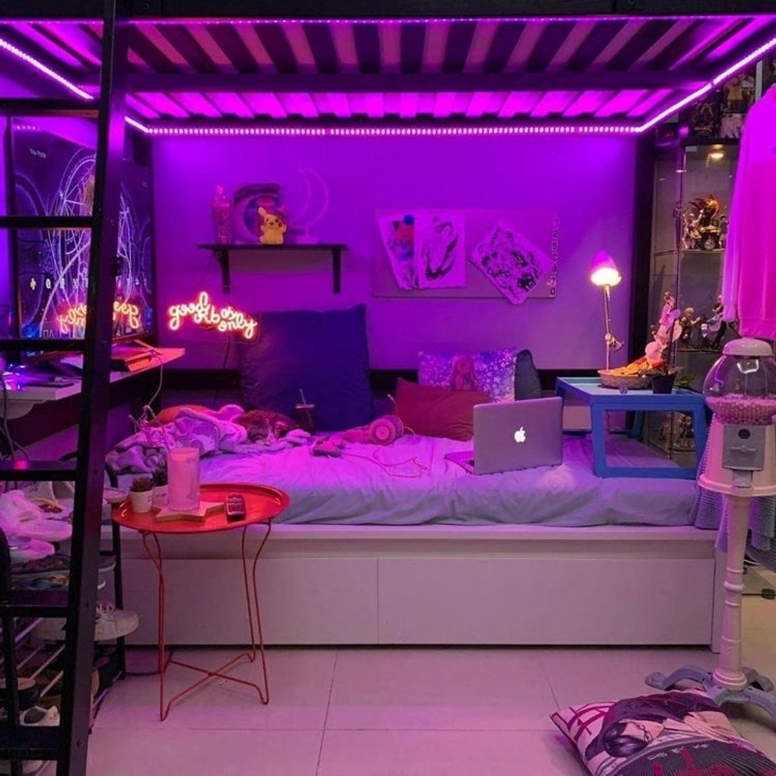 Fashion quarto com led 