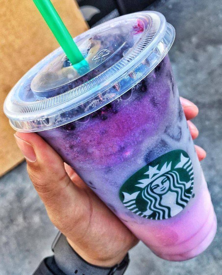 Moda Starbucks Pink purple drink