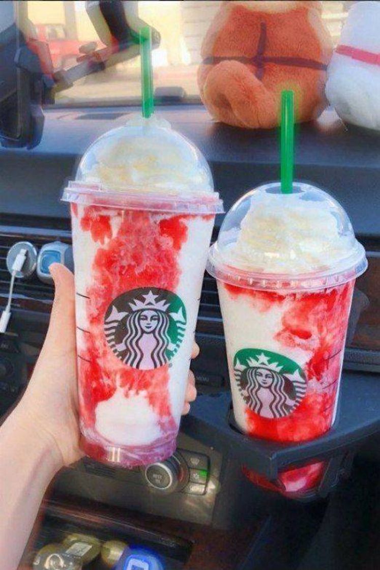 Fashion Starbucks vermelho e branco 💟