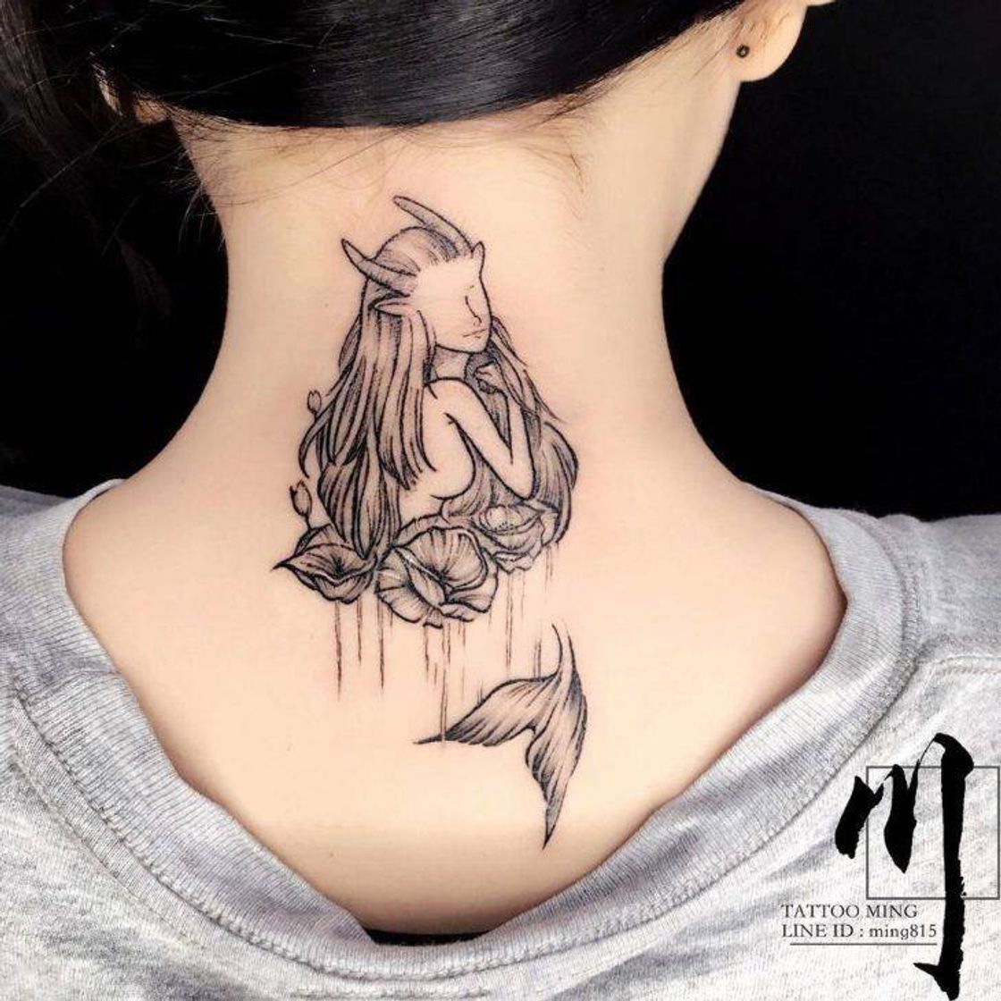 Fashion Tatuagem signo de Capricórnio ♑