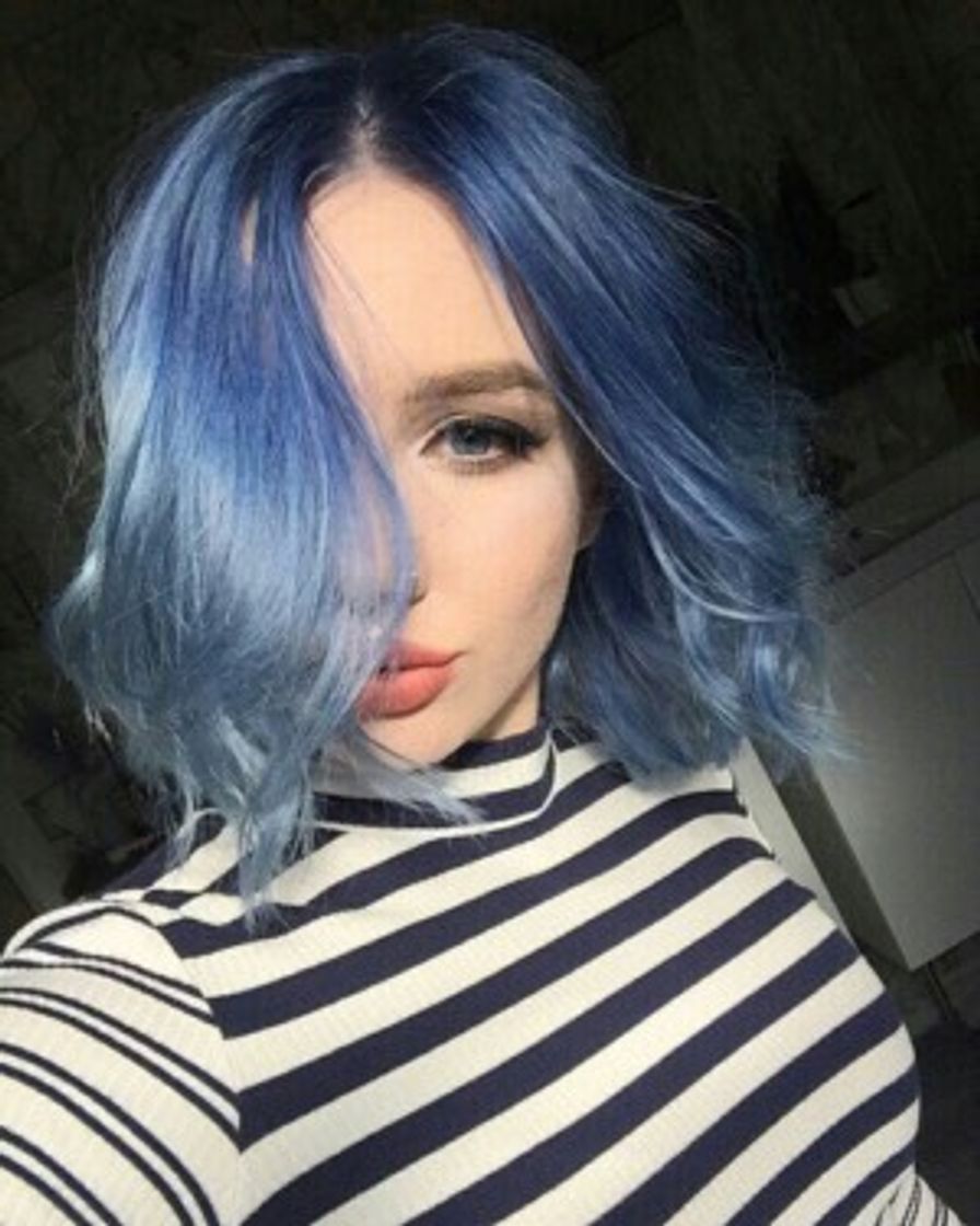 Moda Cabelo azul 