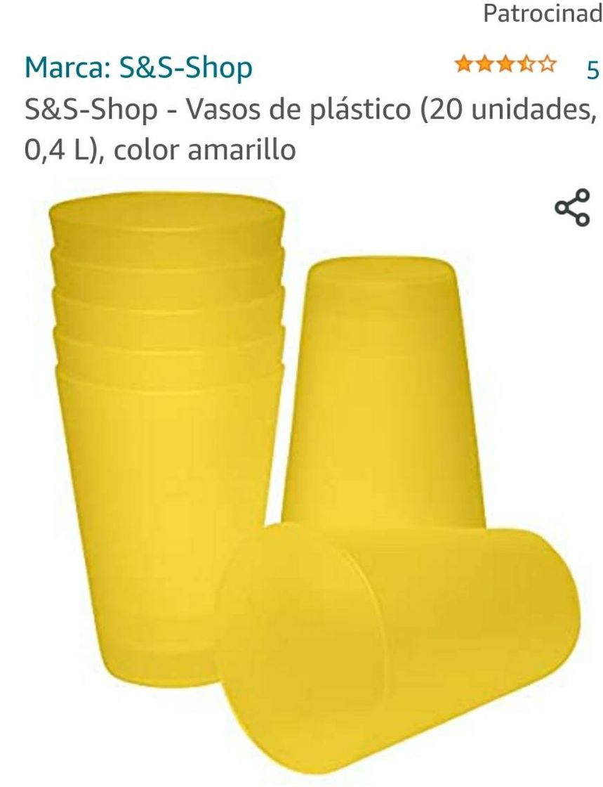 Moda Vaso amarillo para el que le gusta lo atrevido