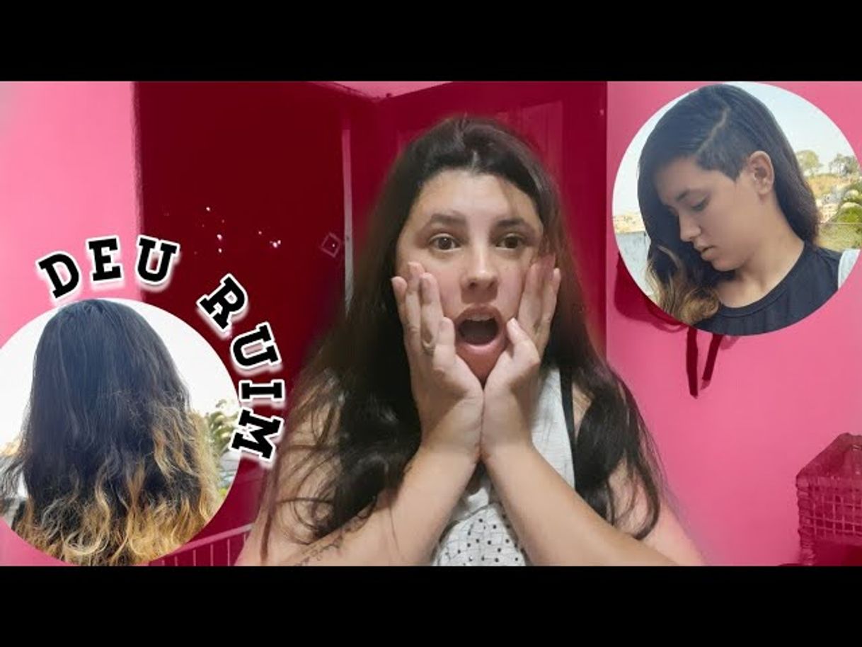 Pintei o cabelo da minha irmã 