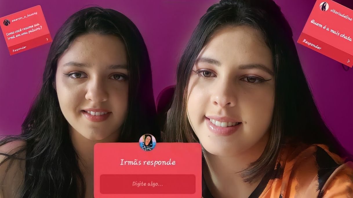 Respondendo perguntas com minha irmã 
