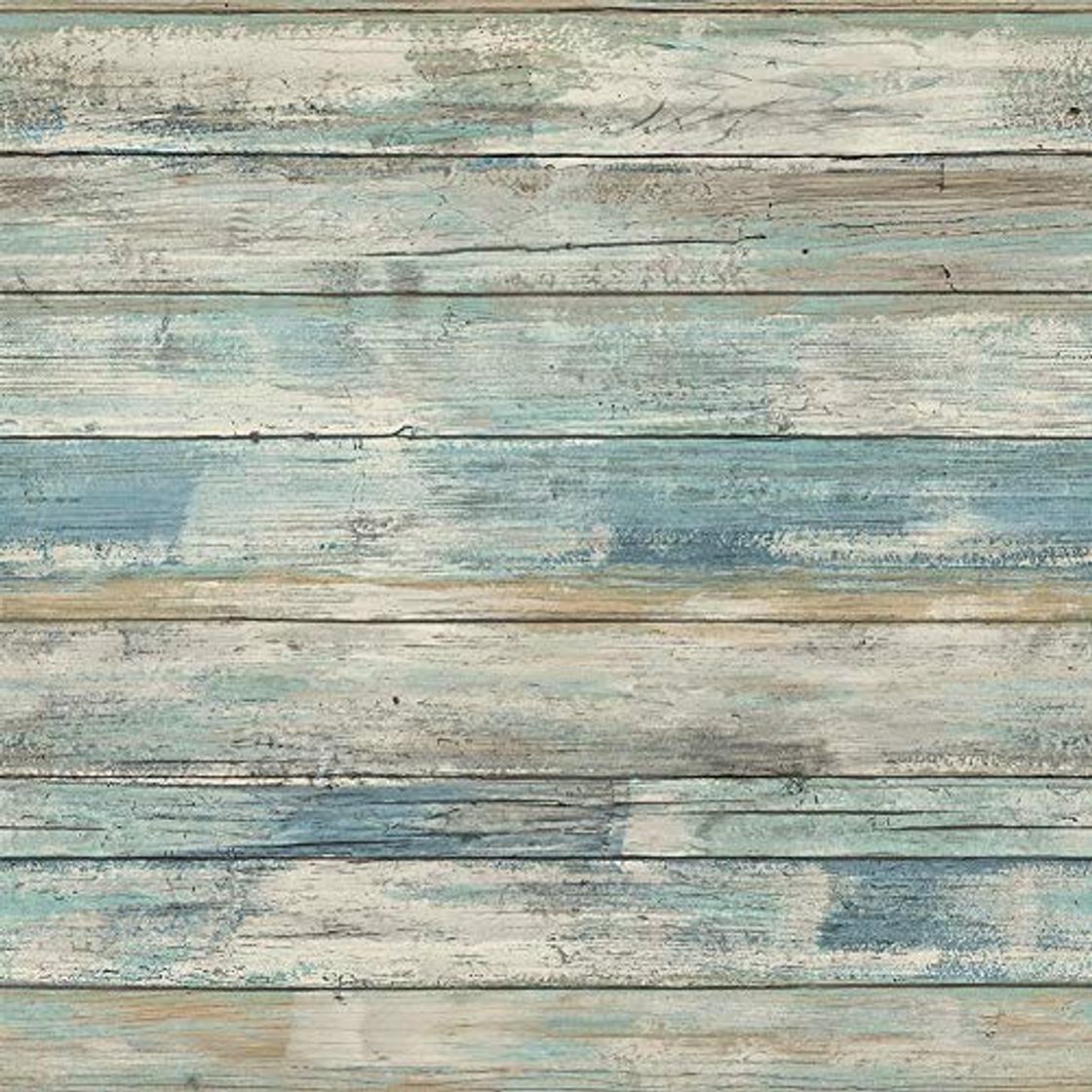 Social Hode Papel Adhesivo para Muebles Madera Azul Desprendible Papel Pintado Adhesivo Decorativo