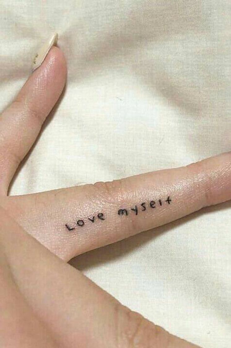 Fashion TATTOO LOVE MYSELF