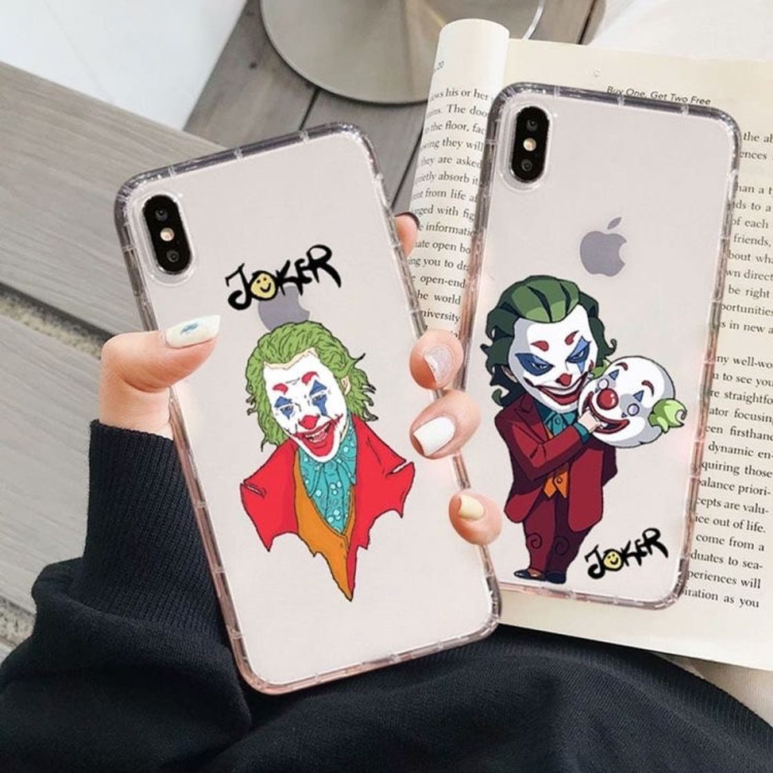 Fashion Capinhas transparentes no tema Joker ( coringa ) 