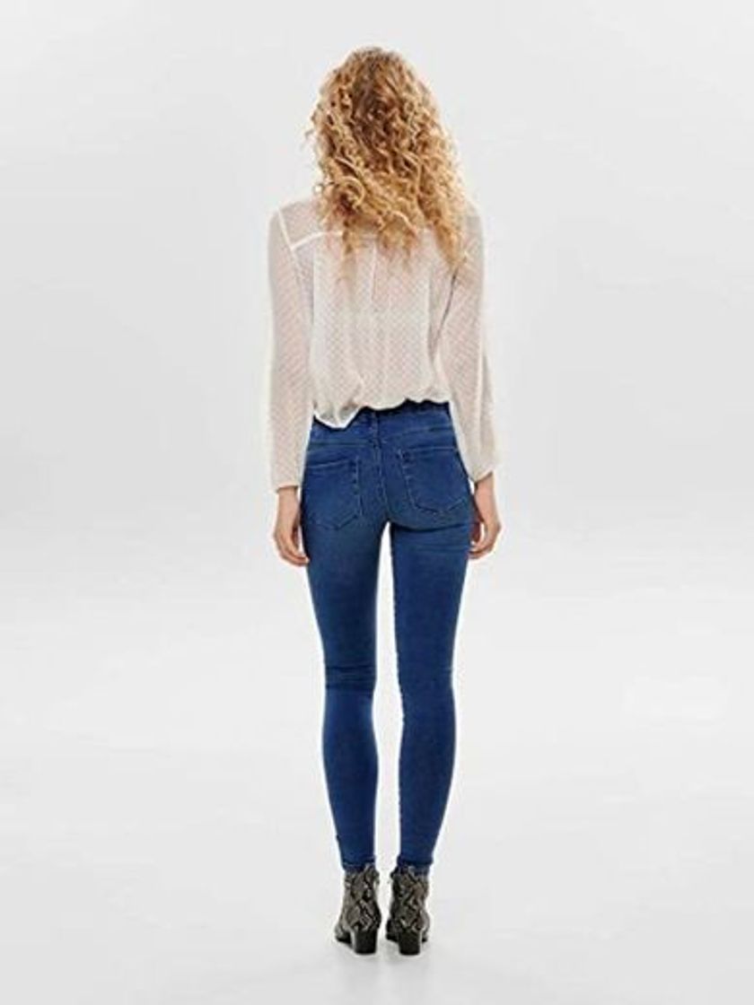 Fashion Only onlROYAL REG SKINNY JEANS PIM504 NOOS - Vaqueros Mujer, Azul