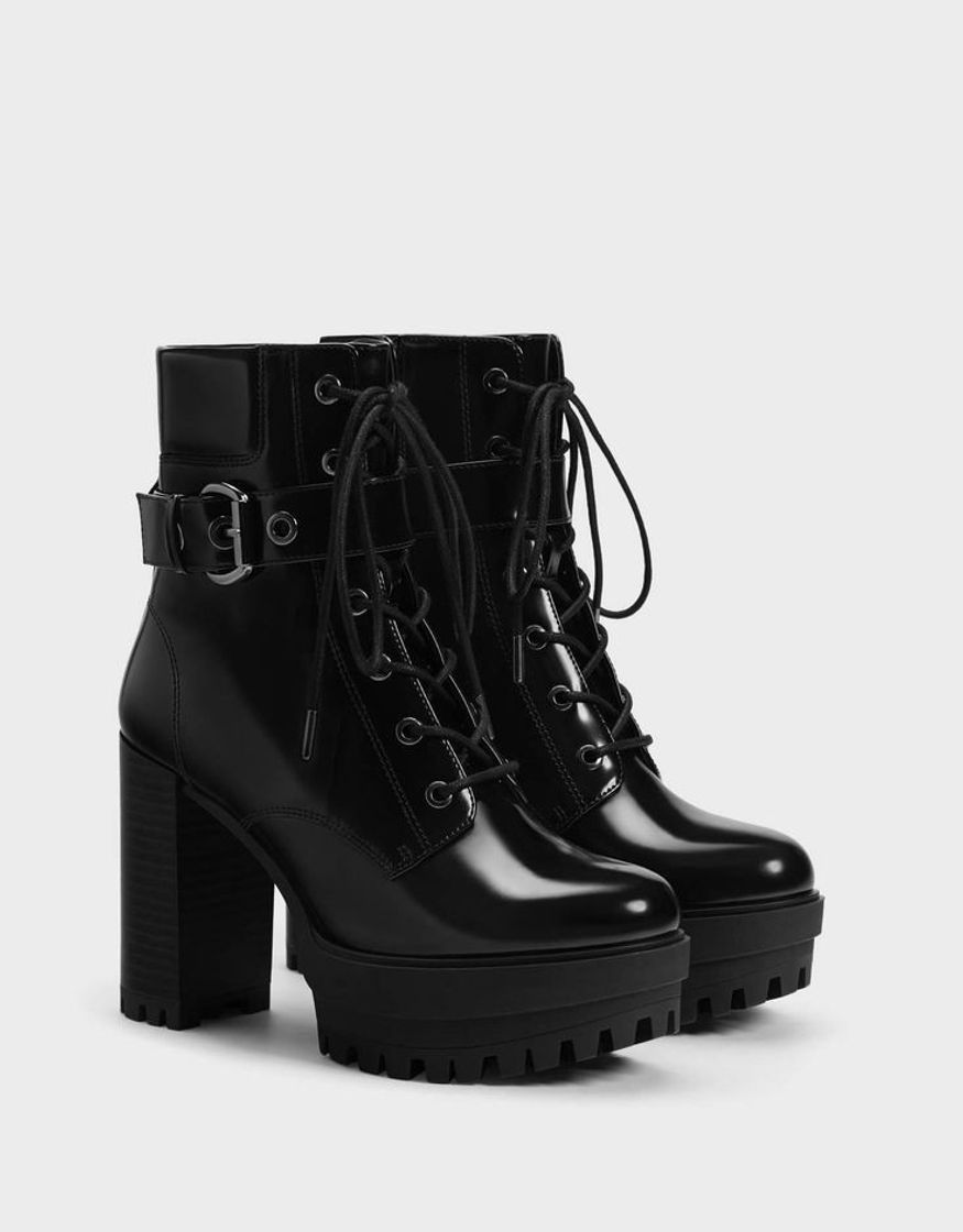 Social Botines Altos Negros