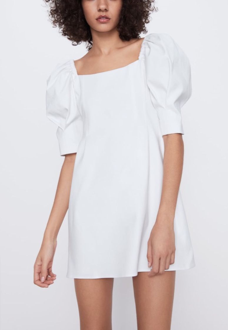 Producto Vestido Manga Abalonada Branco ZARA