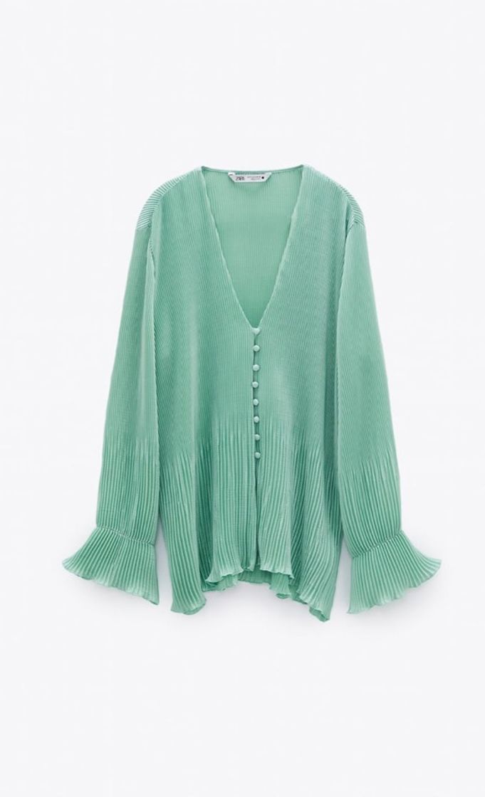 Social BLUSA PLISADA | ZARA Estados Unidos de América / United States