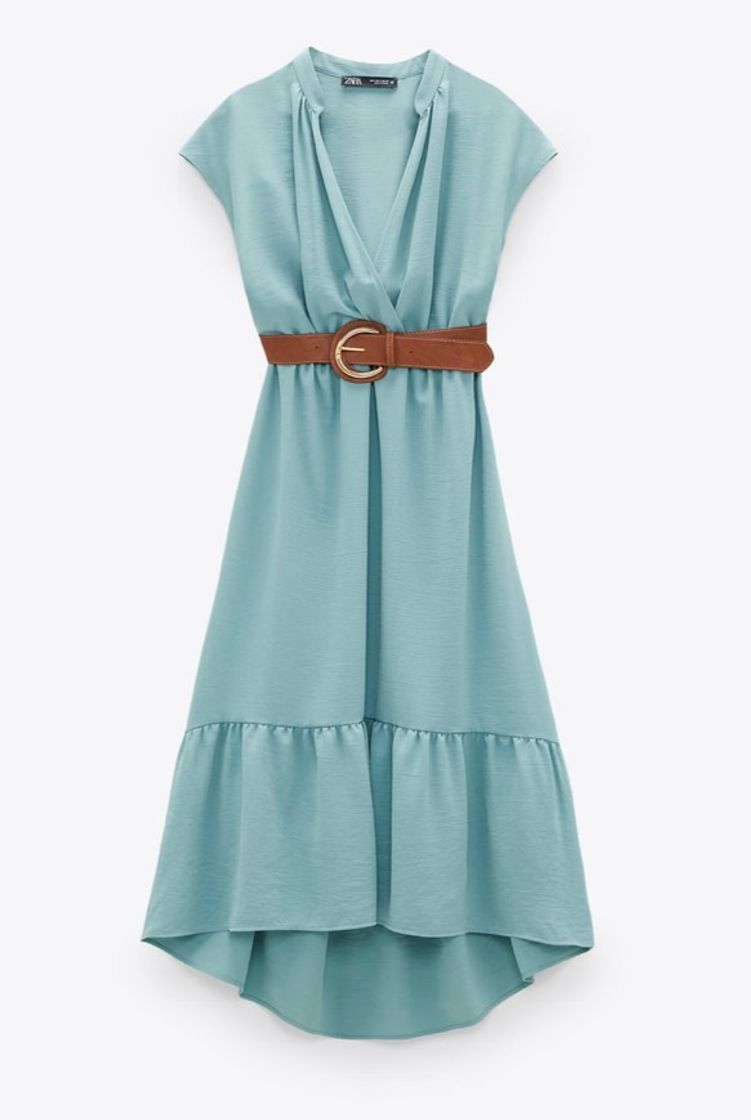 Social VESTIDO MIDI CINTURÓN | ZARA España