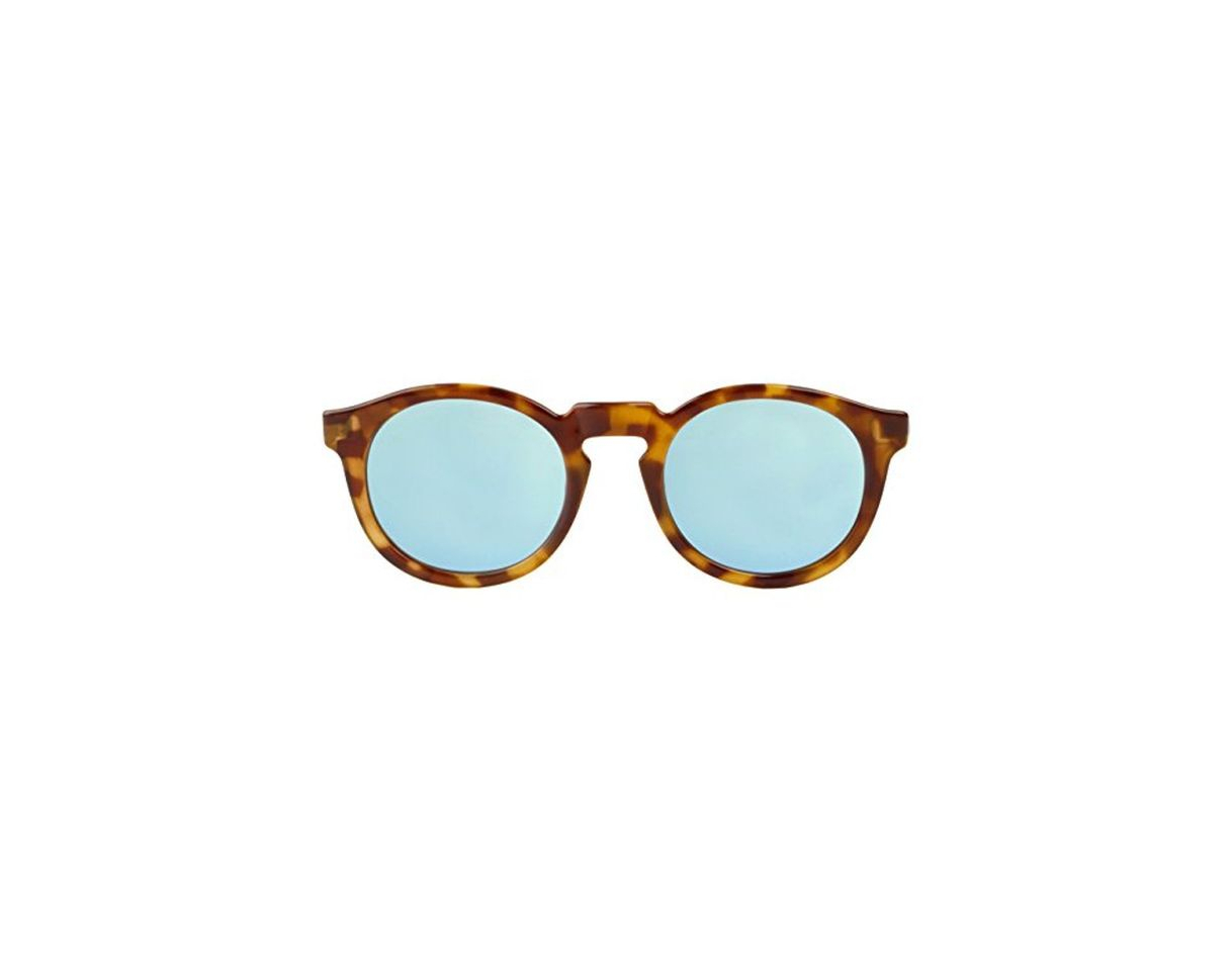 Fashion MR.BOHO, High-Contrast tortoise jordaan with sky blue lenses - Gafas De Sol