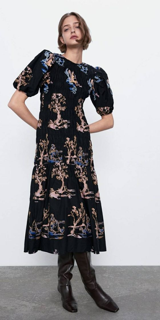 Vestido bordado 