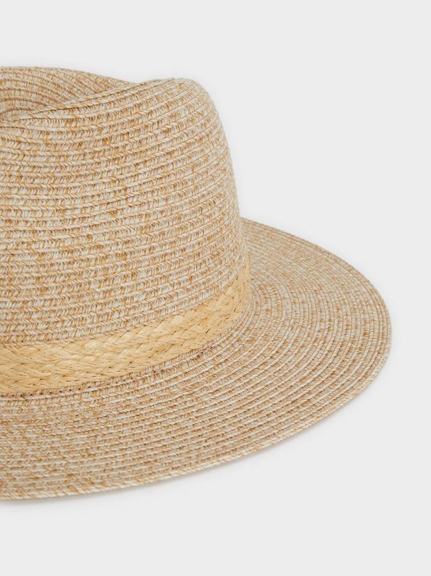 Social Chapéu efeito rafia