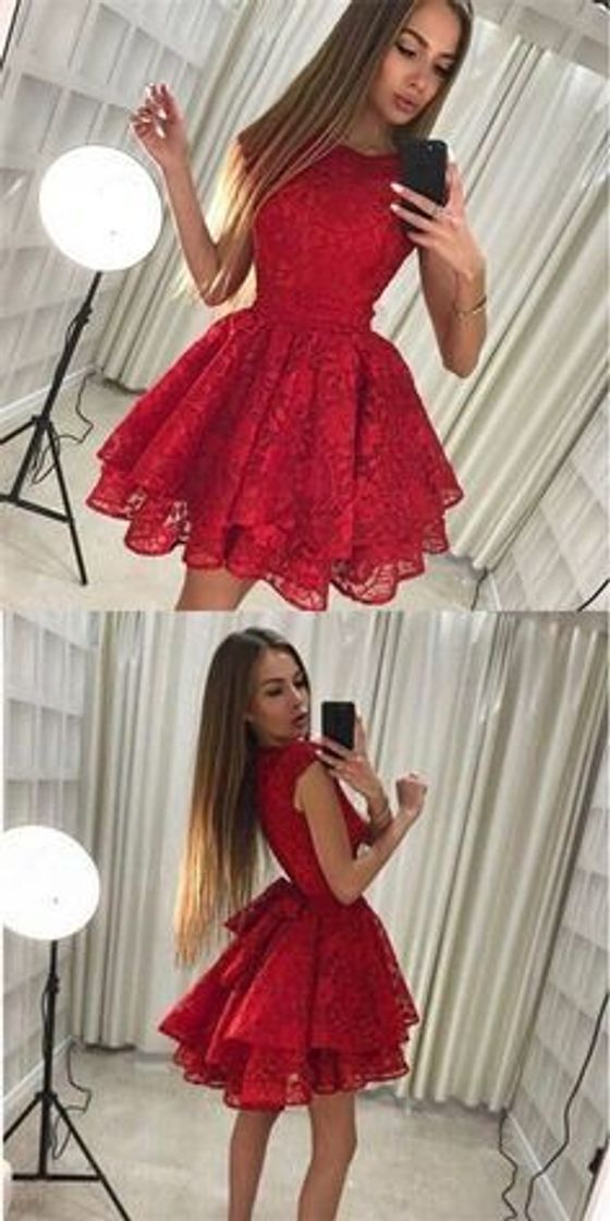 Productos Ovender® Vestido Ropa Elegante Baile Dama Cerimonia Vestidos Corto para Mujer Niñas