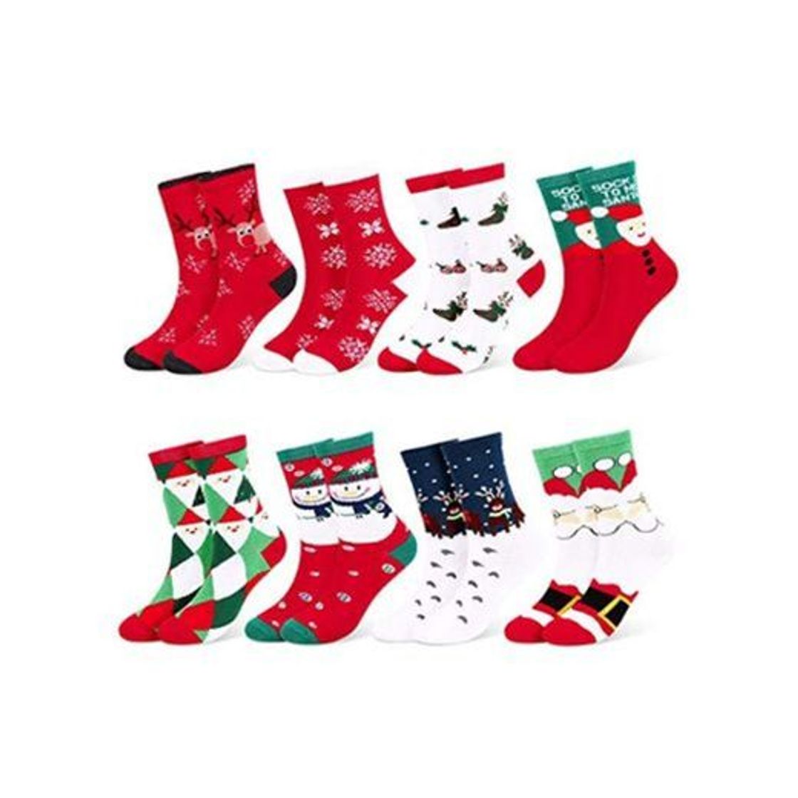 Fashion Fixget Calcetines de Navidad