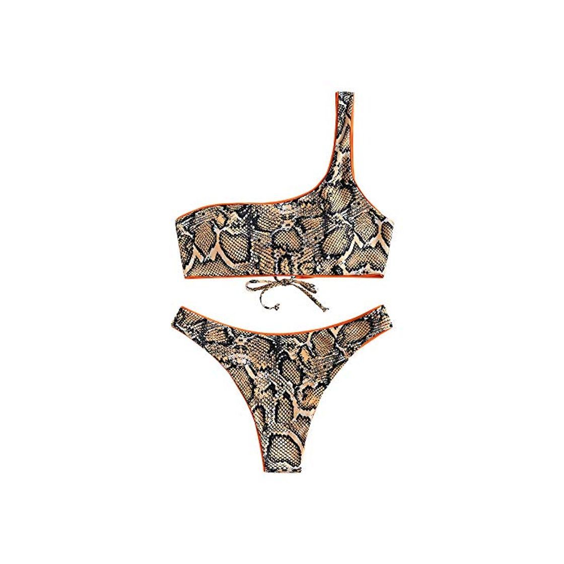 Producto ZAFUL Bikini Set Reversible con Relleno Estampado de Serpiente para Mujer 2019