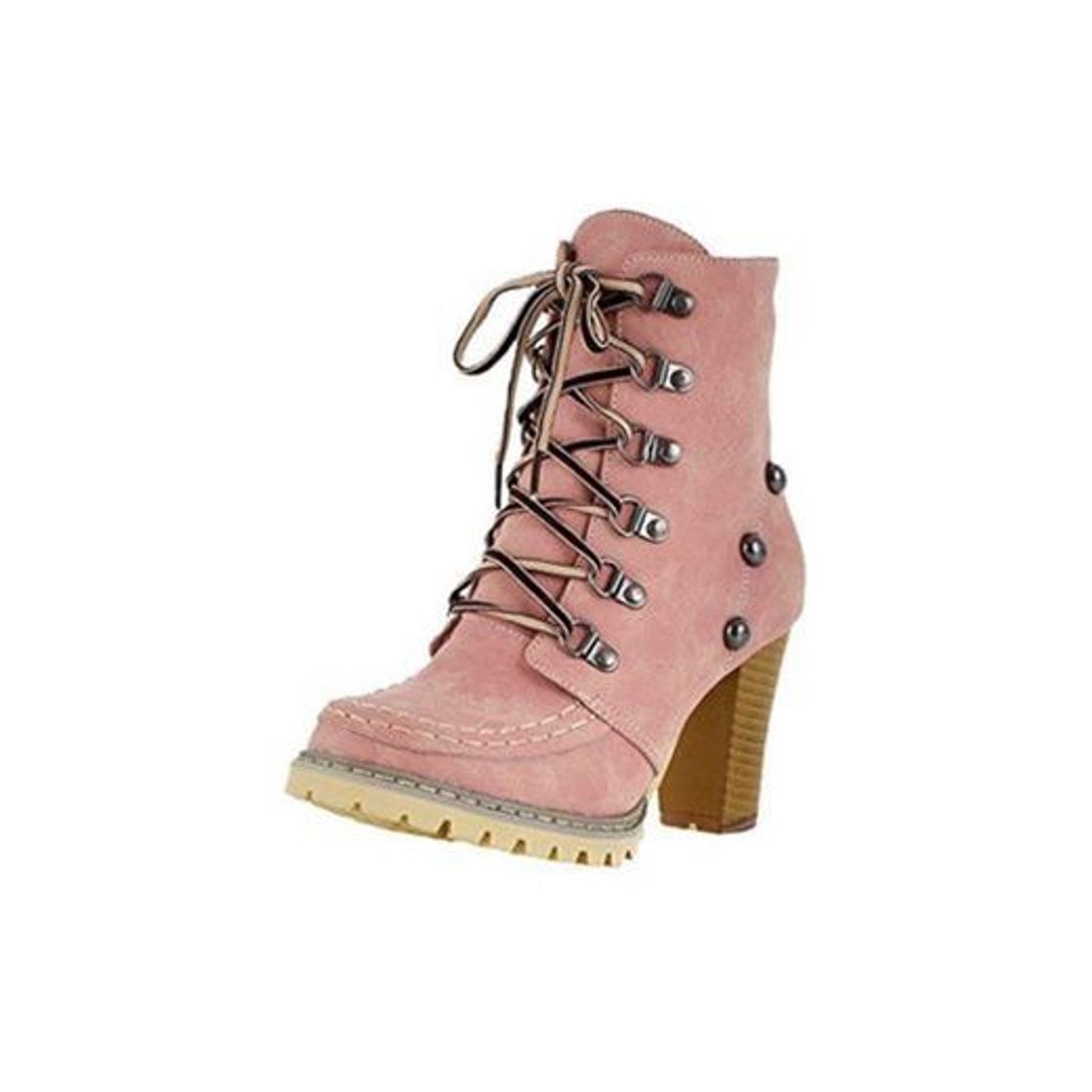 Fashion Botas de Tacón Mujer K-Youth Zapatos Mujer Invierno Moda Zapatos Altos Talones