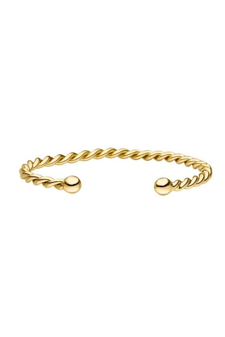 Moda VINTAGE CLASSIC TWISTED CUFF 18K GOLD PLATED |Paul Valentine