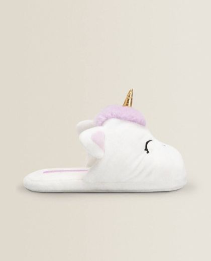 Zapatilla unicornio zara home