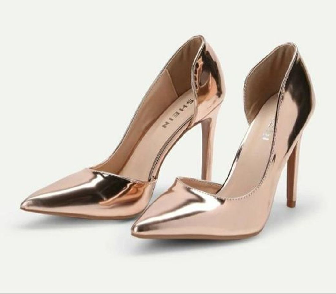 Social Tacones Delgados De Punta Metálicos