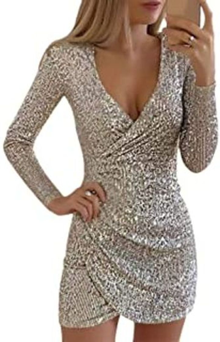 Social Elegant Dress con Cuello en V Nupcial de la Boda de Gasa