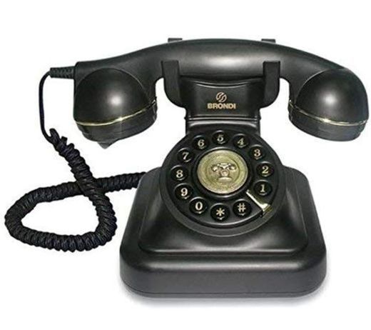 Tiptel Vintage 20 Negro - Teléfono