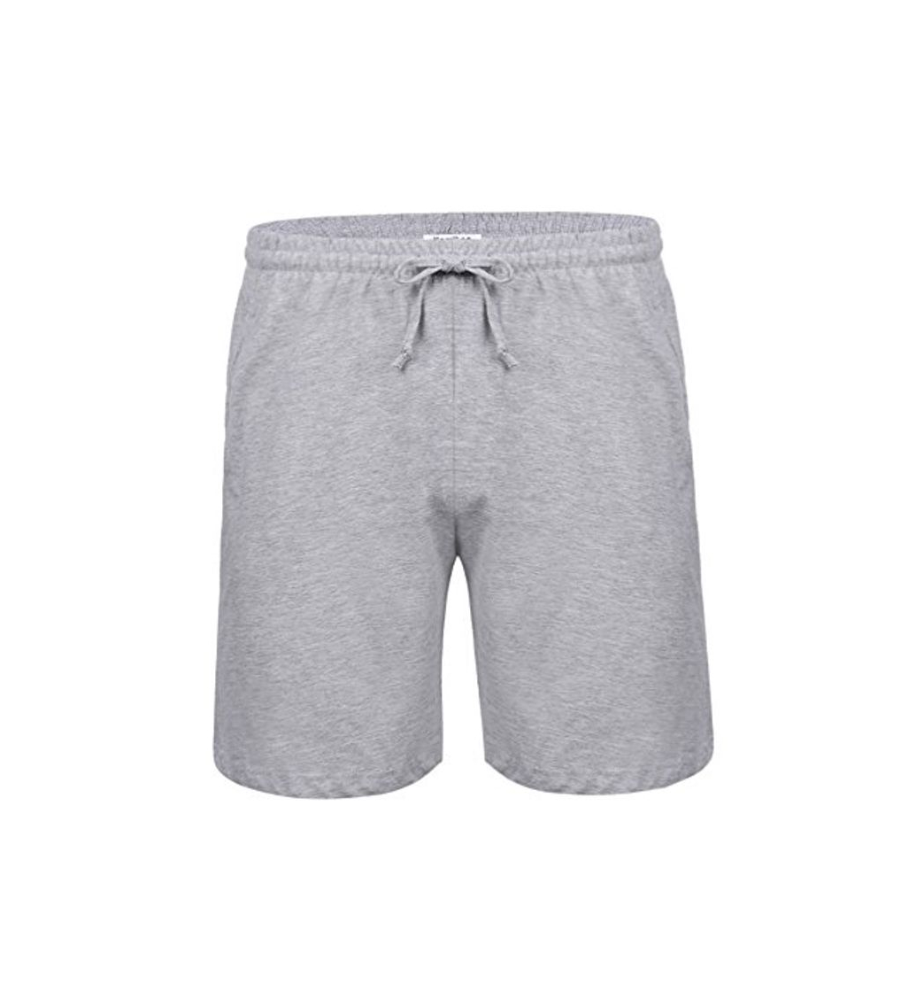 Social Aibrou Pantalon Pijama Corto Hombre Salón Pantalones Cortos Elástico Verano de 100%