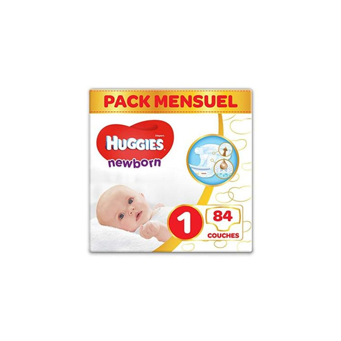 Product Huggies Newborn Pañales Recién Nacido Talla 1