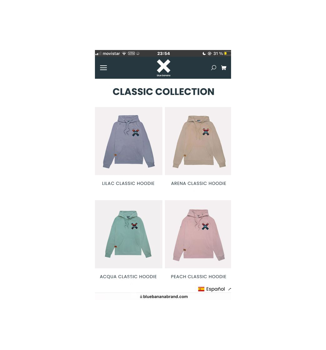 Social Sudaderas blue banana brand 
