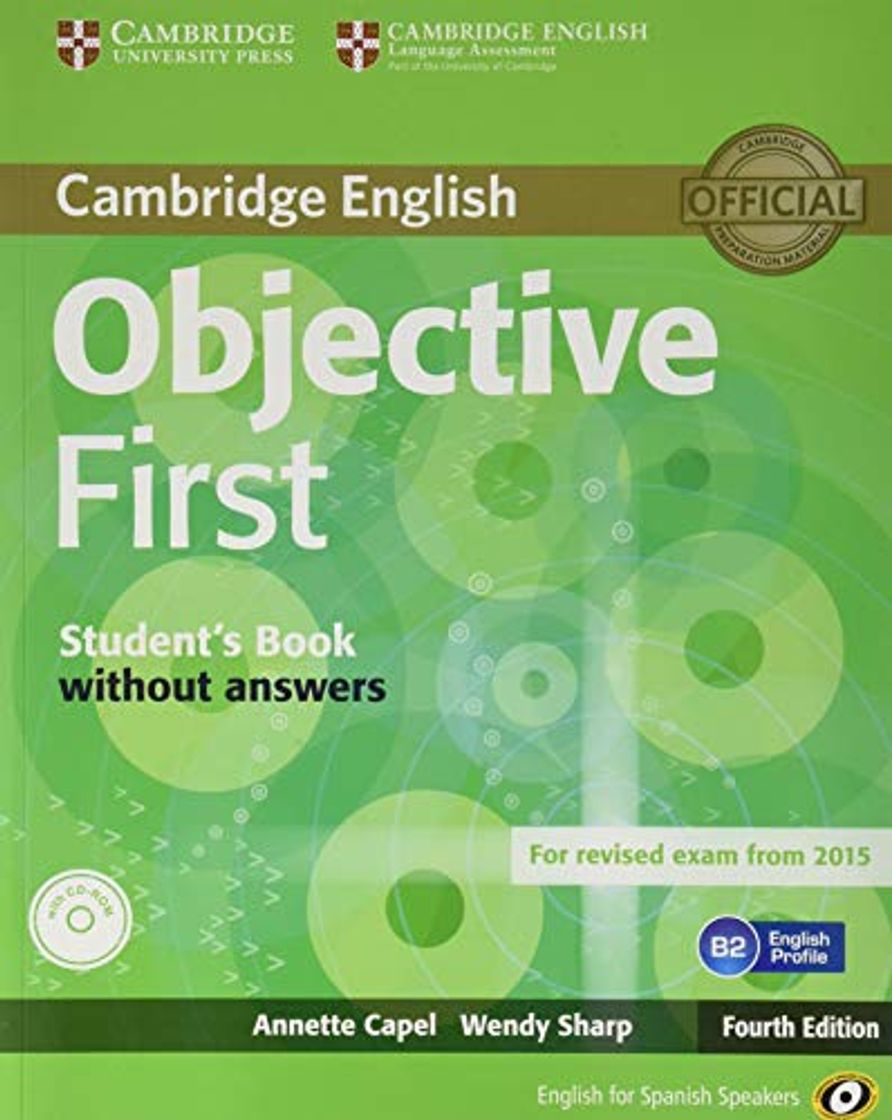 Libro Objective First for Spanish Speakers Self-Study Pack