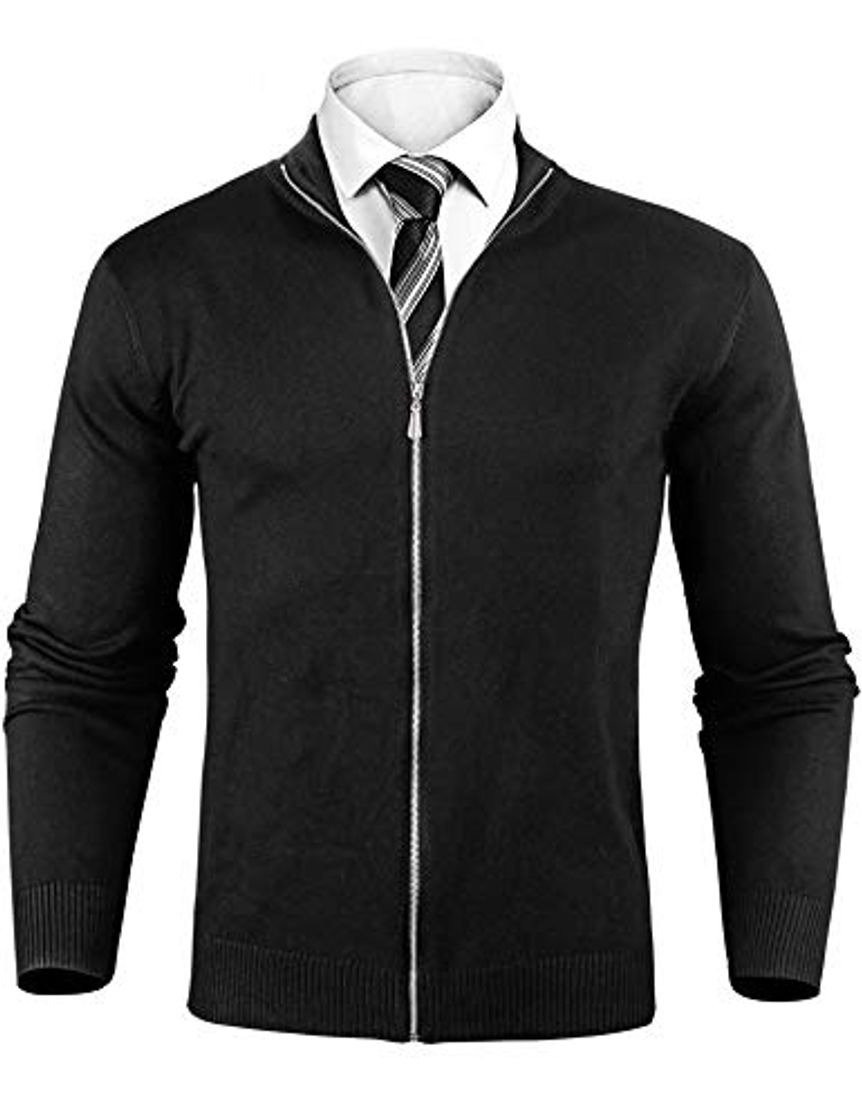 Moda iClosam Hombre Jersey De Punto CláSico Transpirable Chaqueta De Punto CardigáN SuéTeres Abrigo