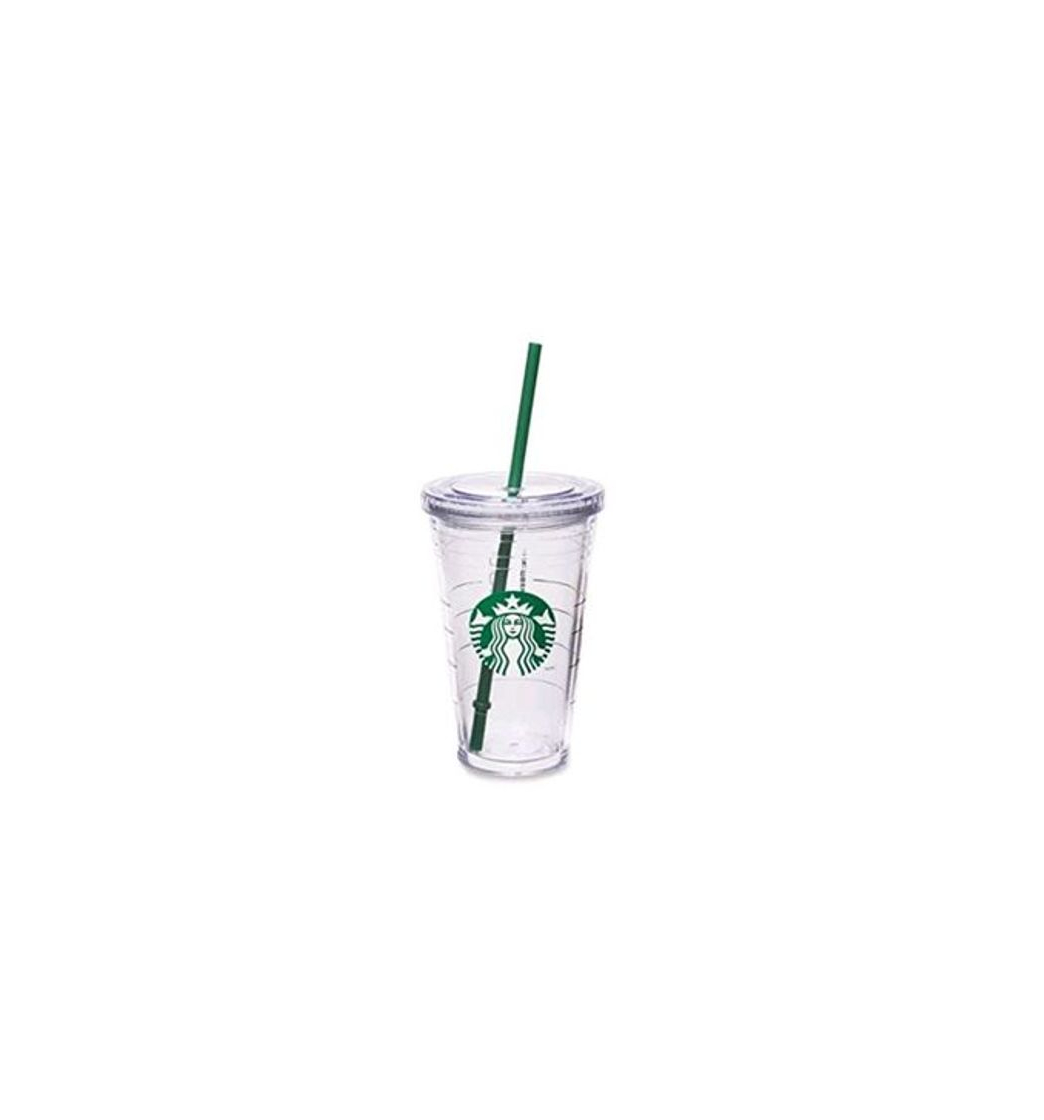 Home Starbucks Vaso acrílico transparente con aislamiento, 470 ml