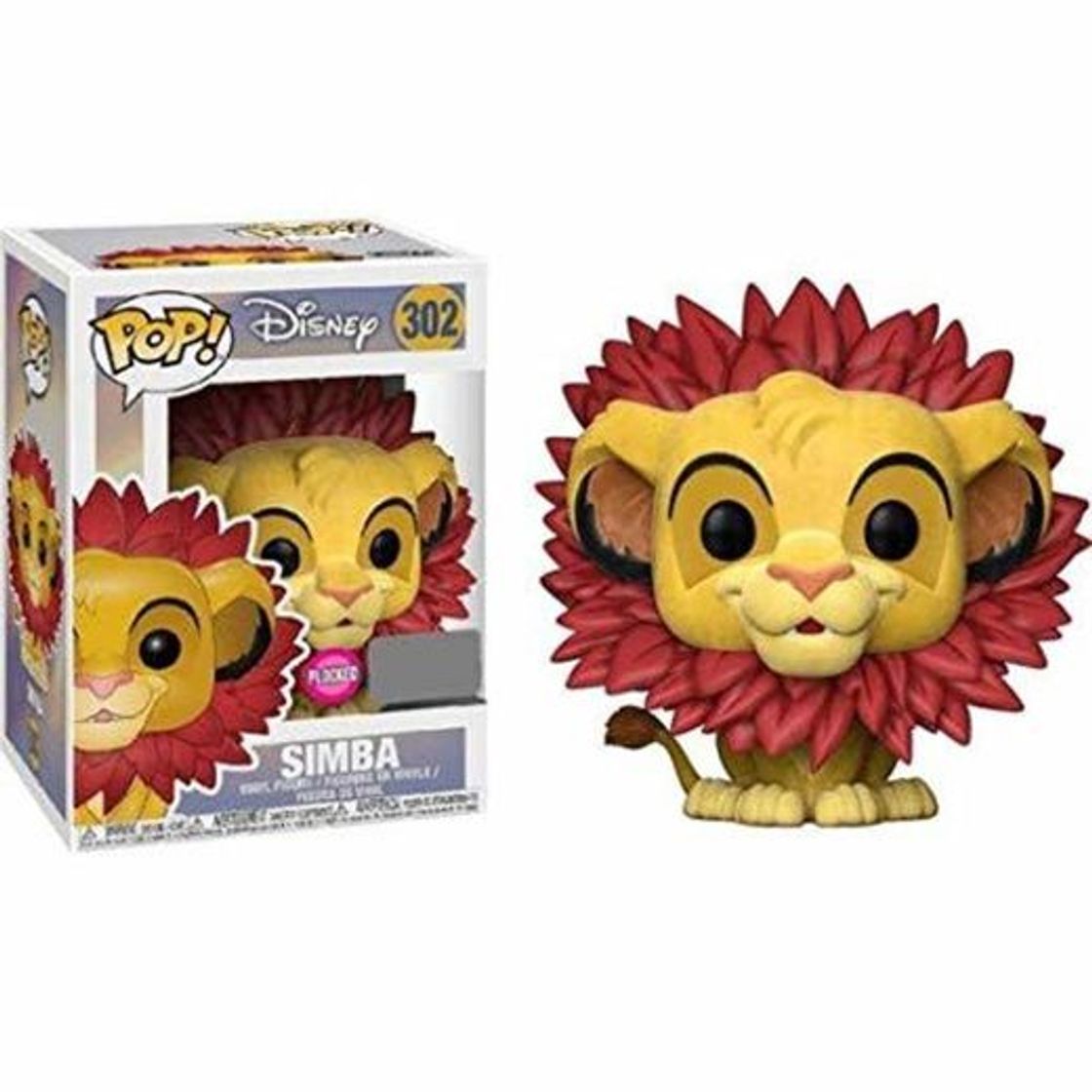 Product Figura POP Disney The Lion King Simba Flocked Exclusive