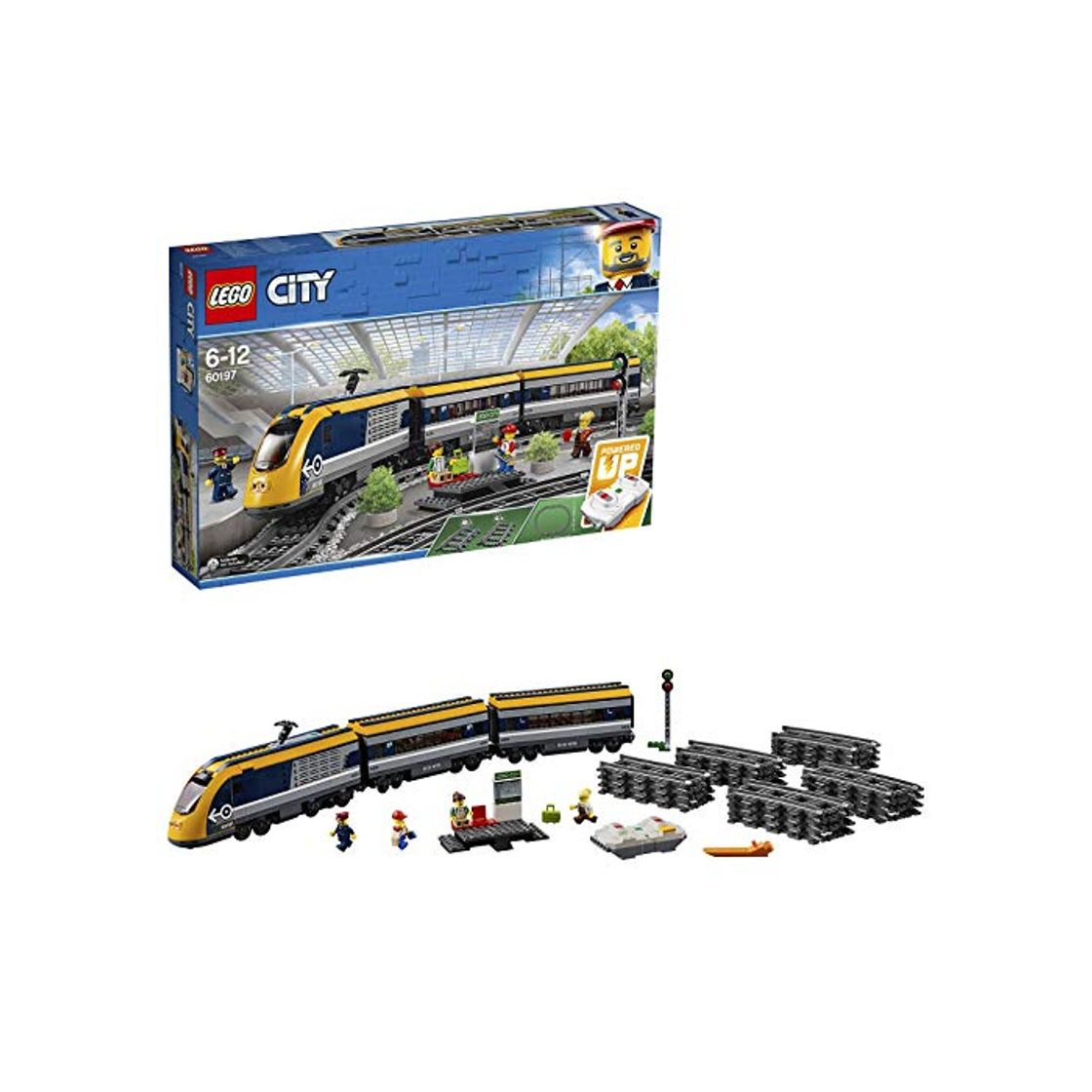 Productos LEGO City - Tren De Pasajeros, Maqueta de Juguete Ferroviario con Control