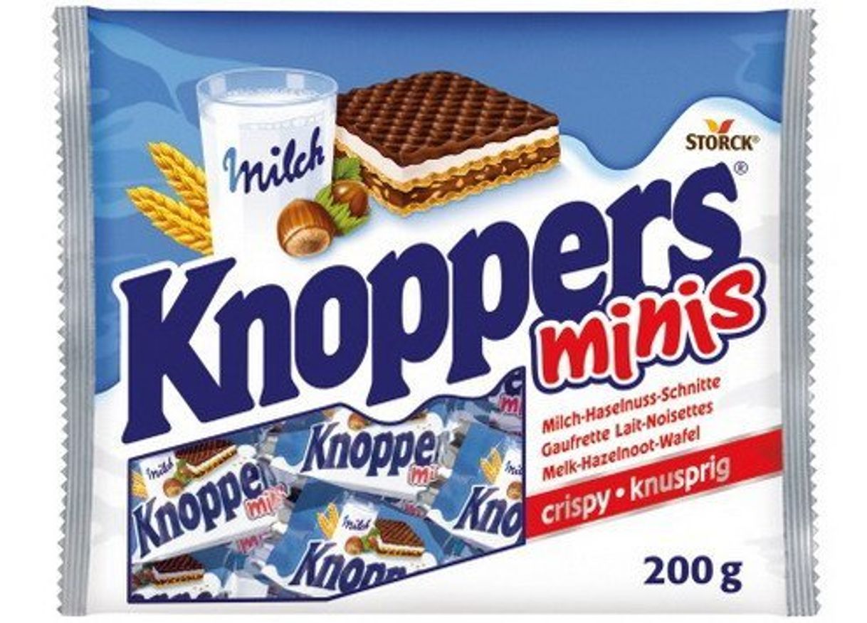 Producto 1 x knoppers Minis en bolsa 200 g dulces