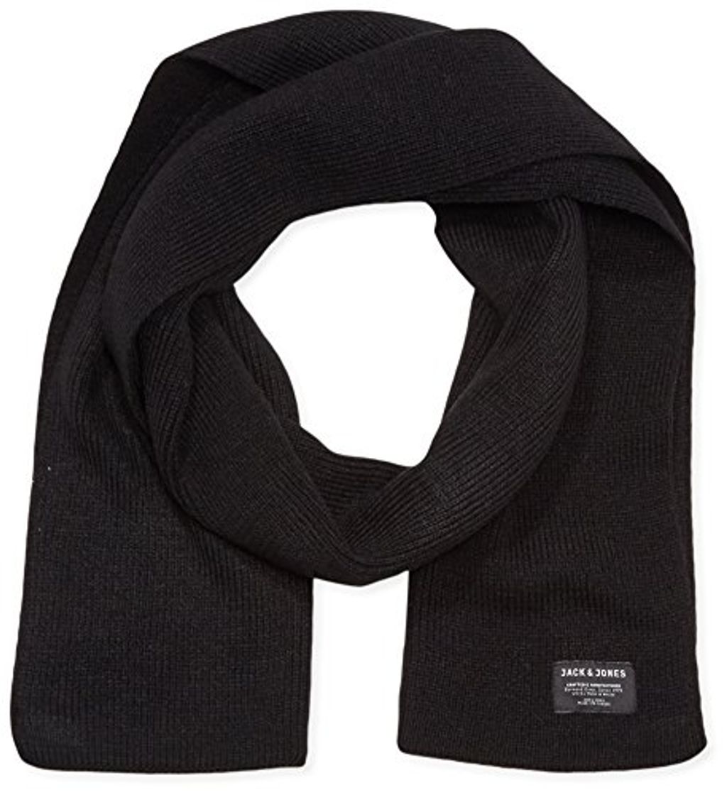 Lugar JACK & JONES Jacdna Knit Scarf Noos Bufanda, Negro