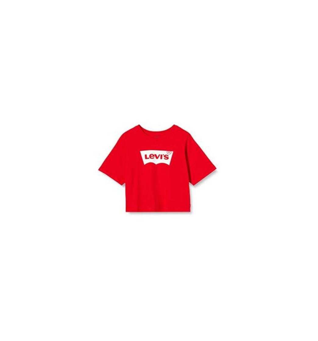 Moda Levi's Kids Lvg Light Bright Cropped Top Camiseta Super Red para Niñas