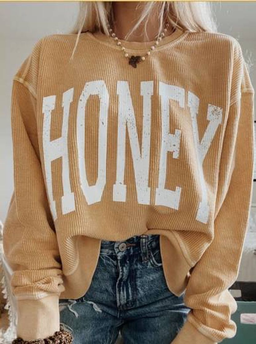 Social Camisola de "Honey" amarela vsco