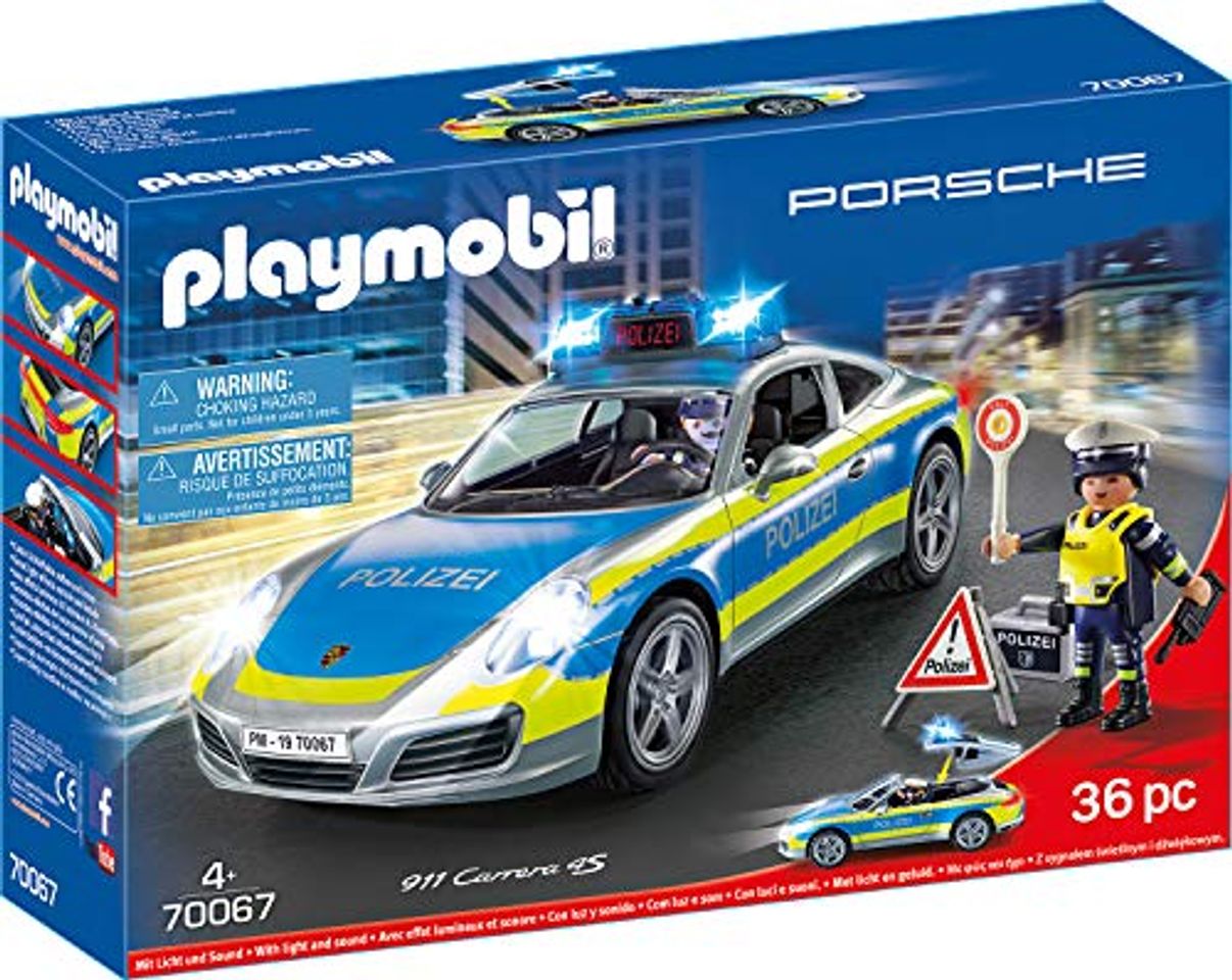 Place Playmobil 70067 City Action Porsche 911 Carrera 4S Policía