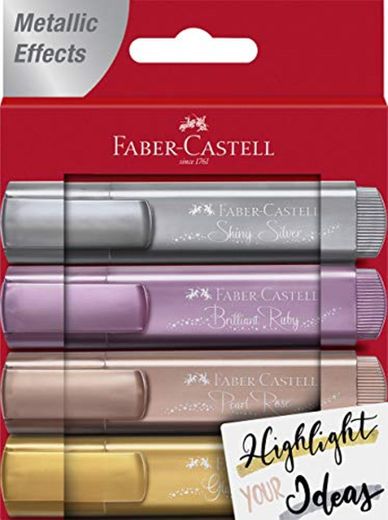 Faber Castell 154640 Rotuladores Fluorescente 4 Colores