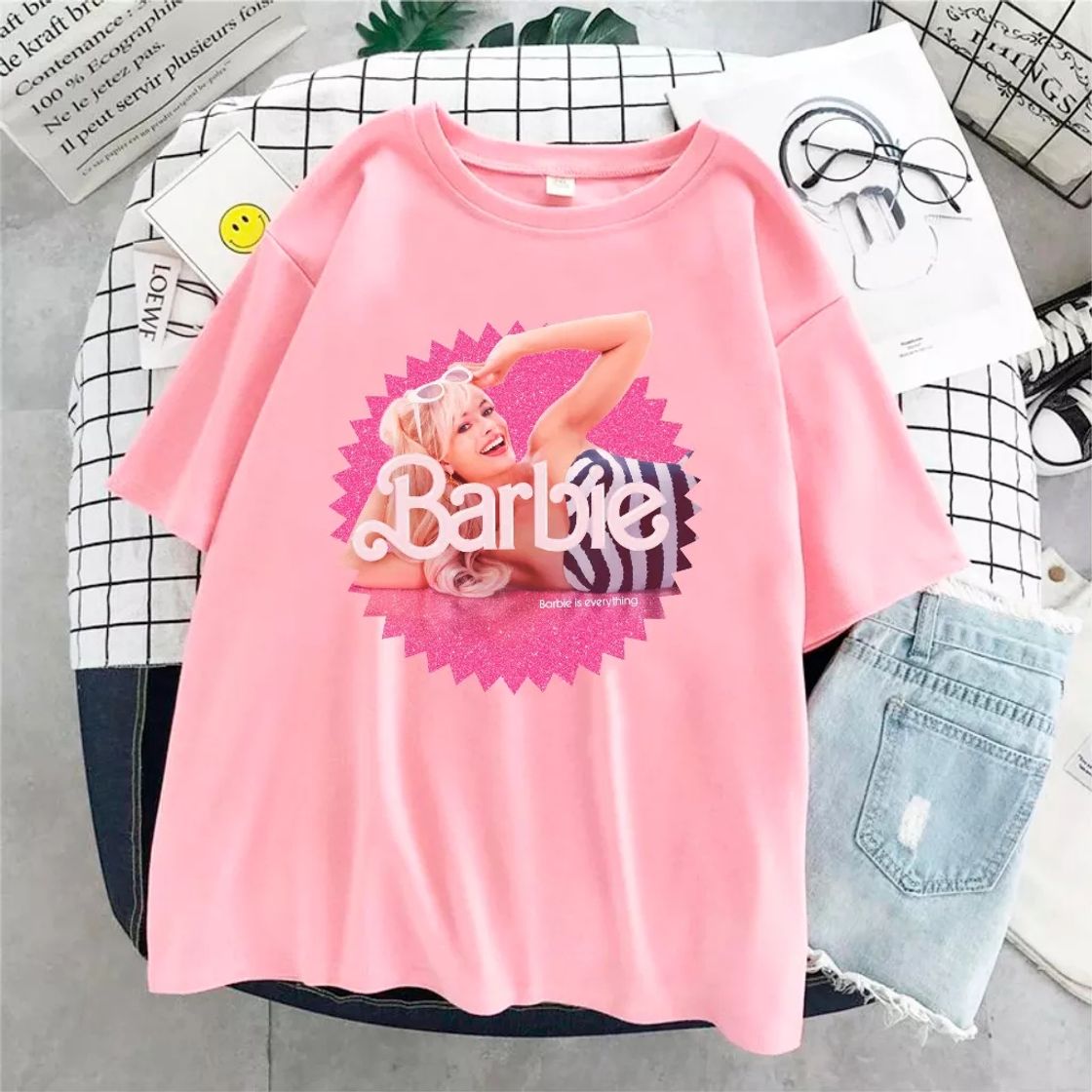 Fashion Camiseta Da Barbie 