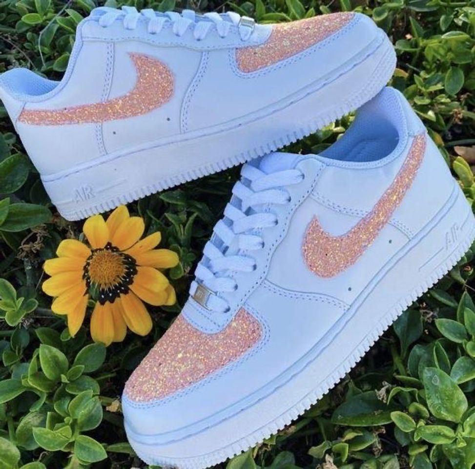 Moda Glitter tenis