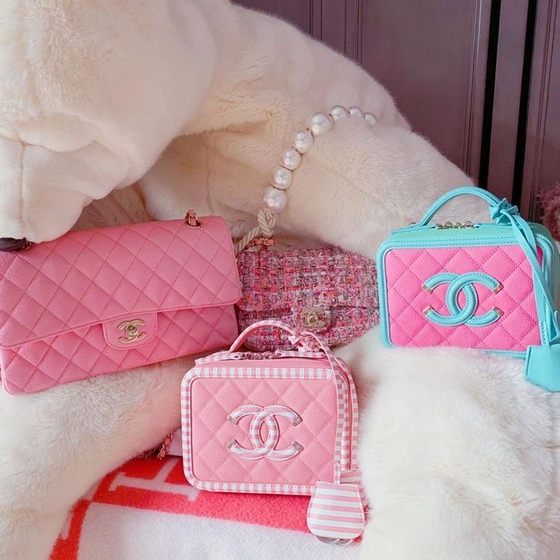 Moda Chanel Pink Bags