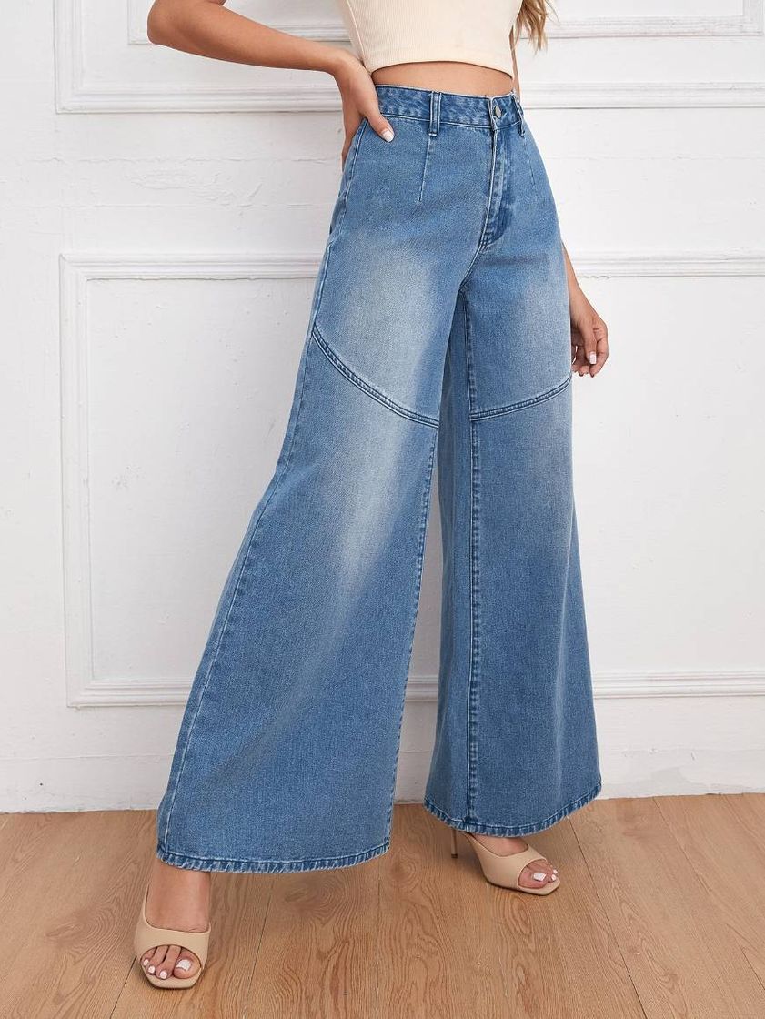 Fashion Calça Jeans Pantalona R$135