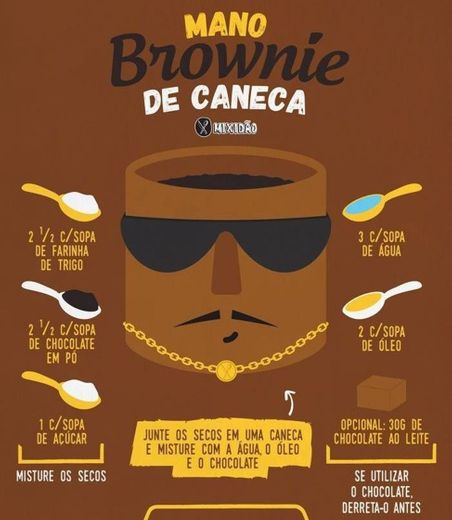 Brownie de caneca